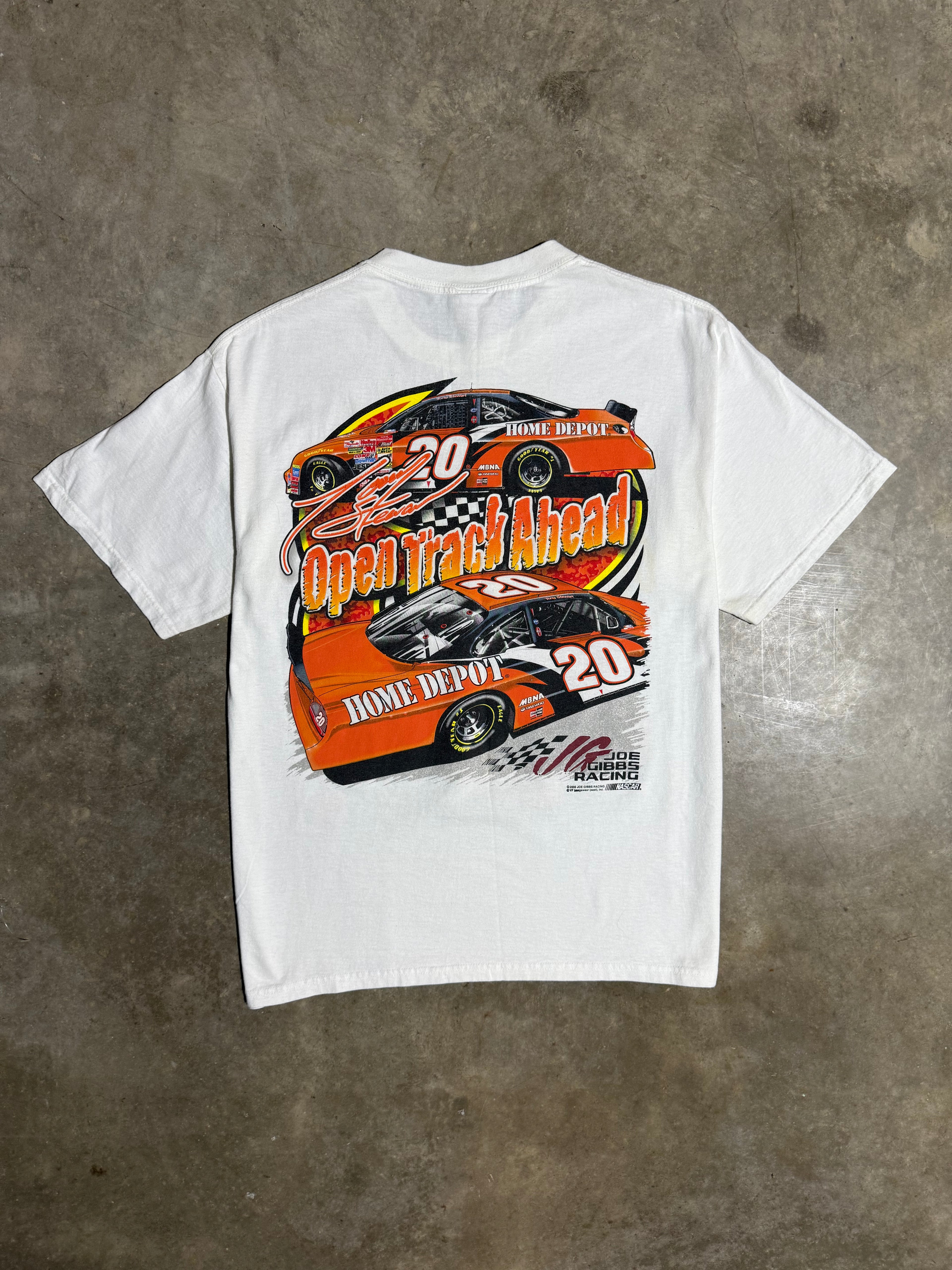 Vintage Tony Stewart Home Depot Nascar Double Sided Shirt (L)