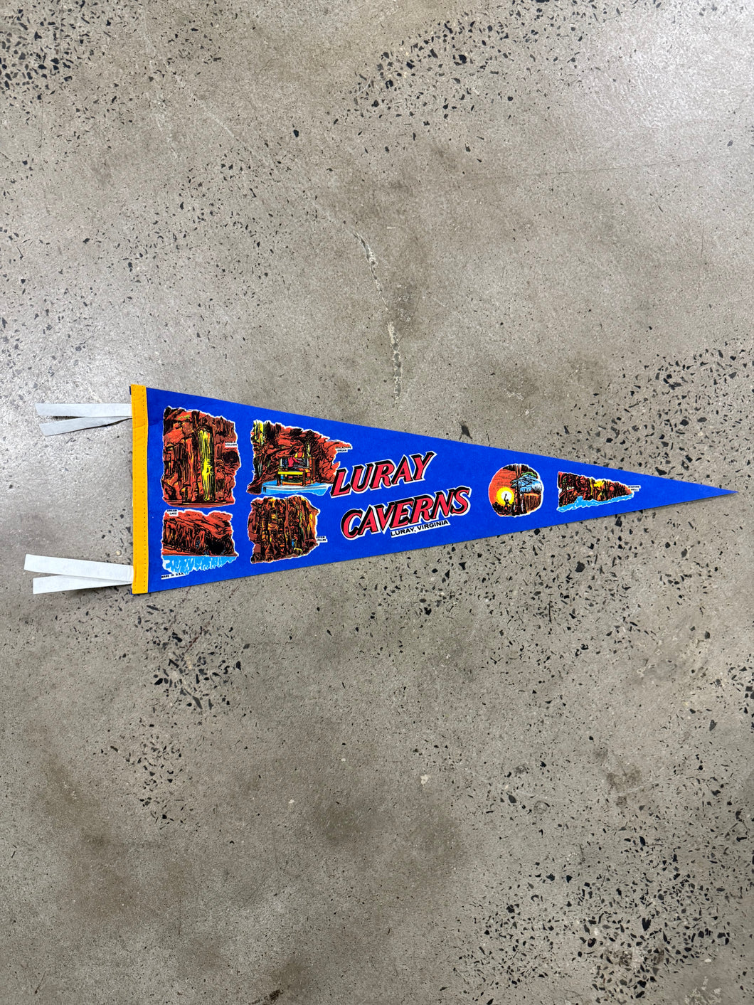 Vintage Luray Caverns Pennant