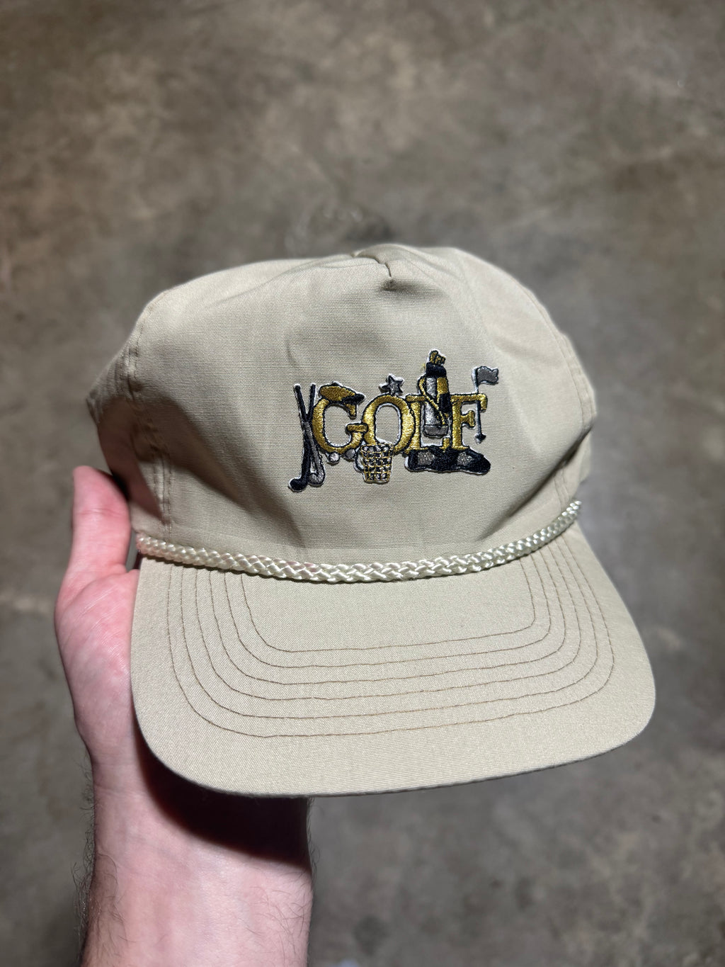 Vintage Golf Rope Hat