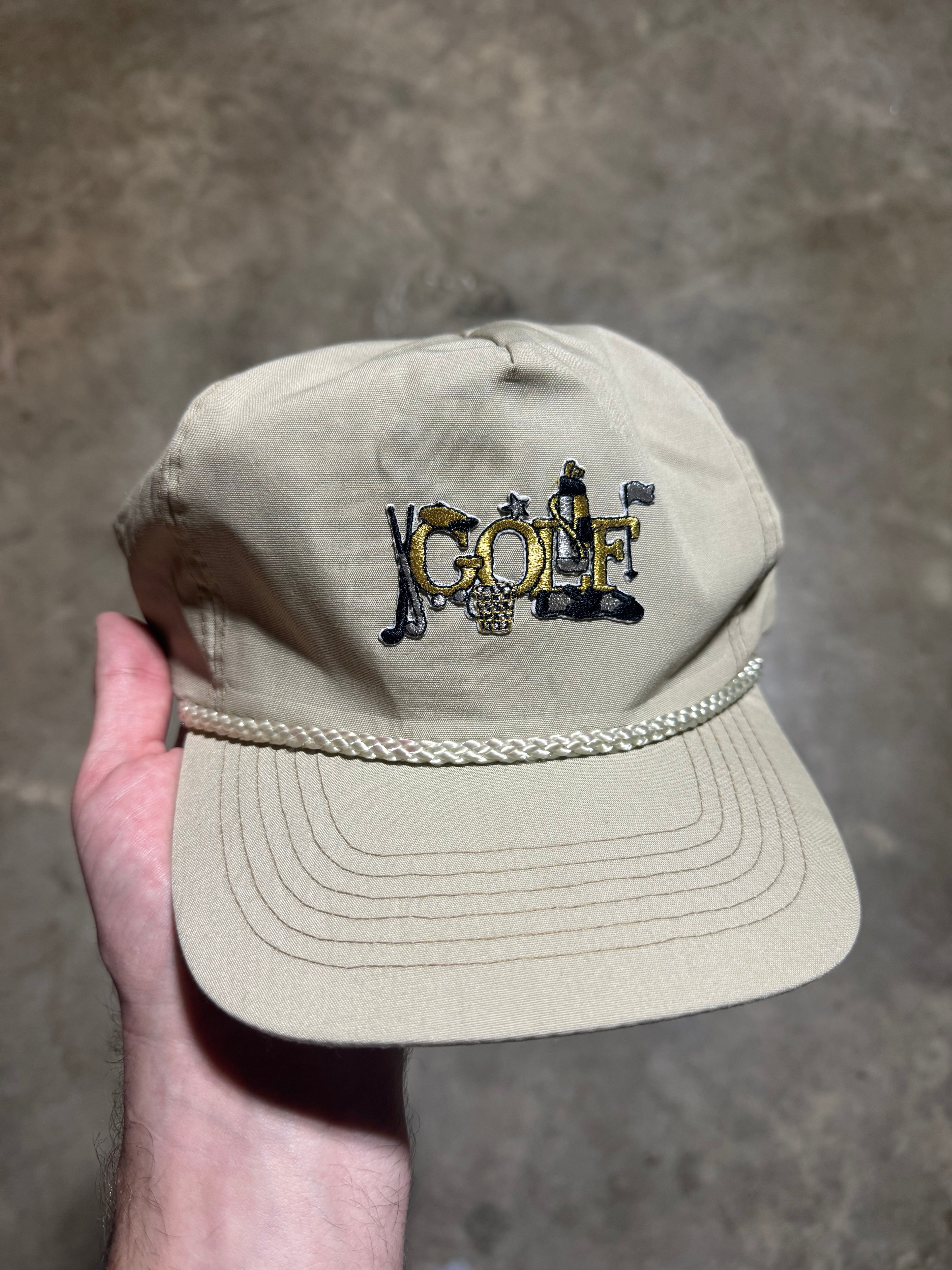Vintage Golf Rope Hat