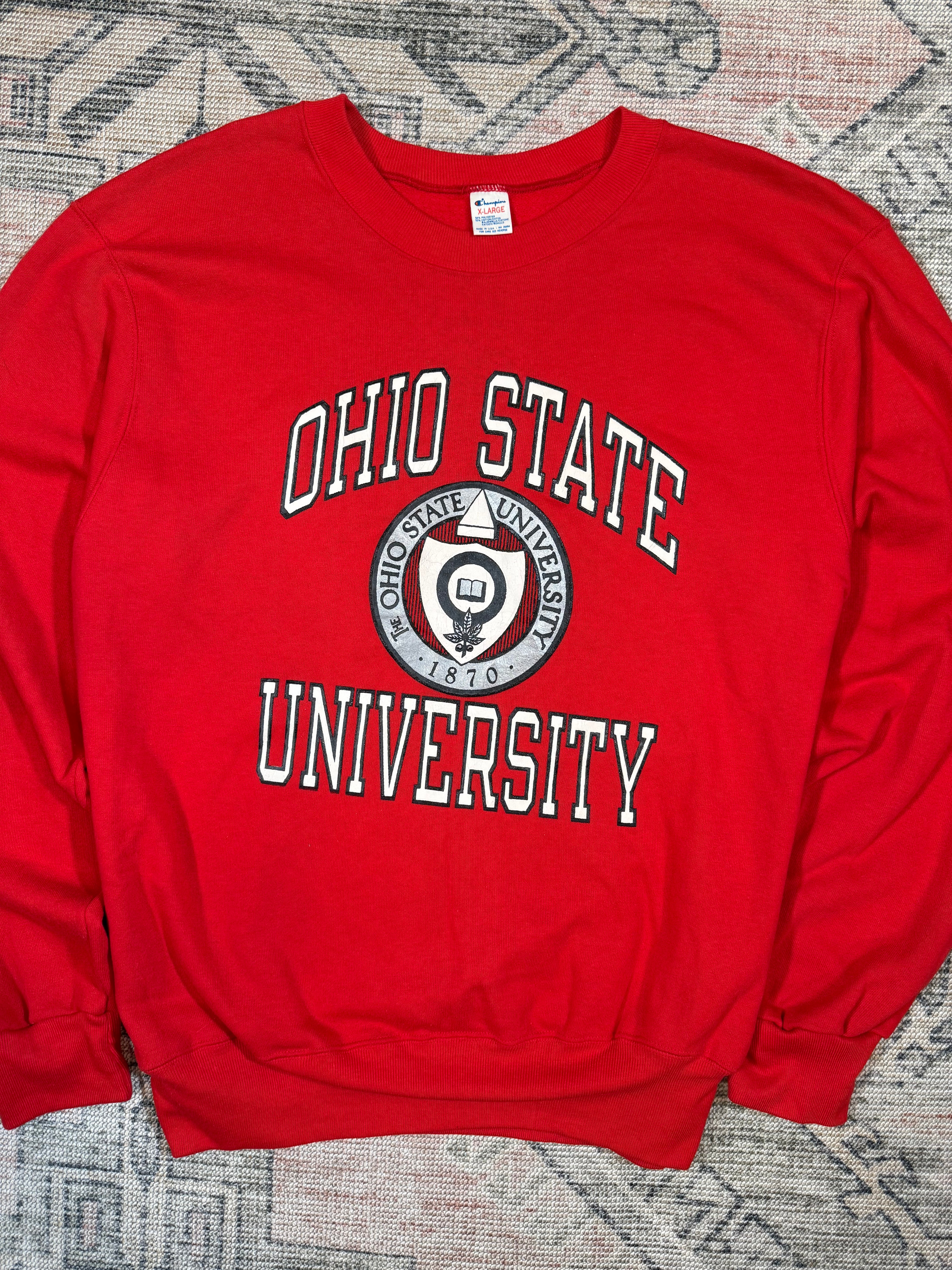 Vintage 80s Champion Ohio State Crewneck (L)
