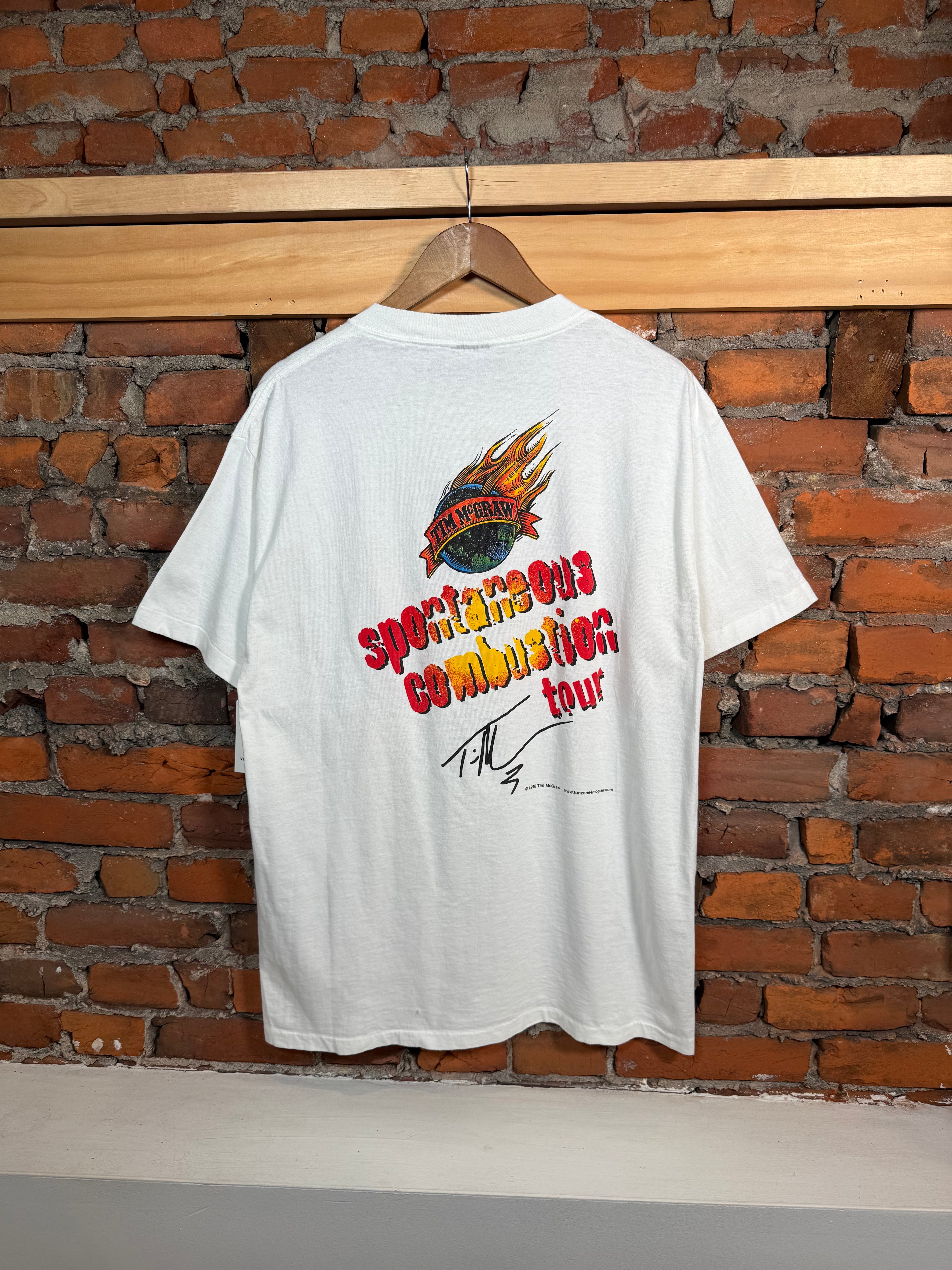 Vintage Tim McGraw Double Sided Concert Tee (L)