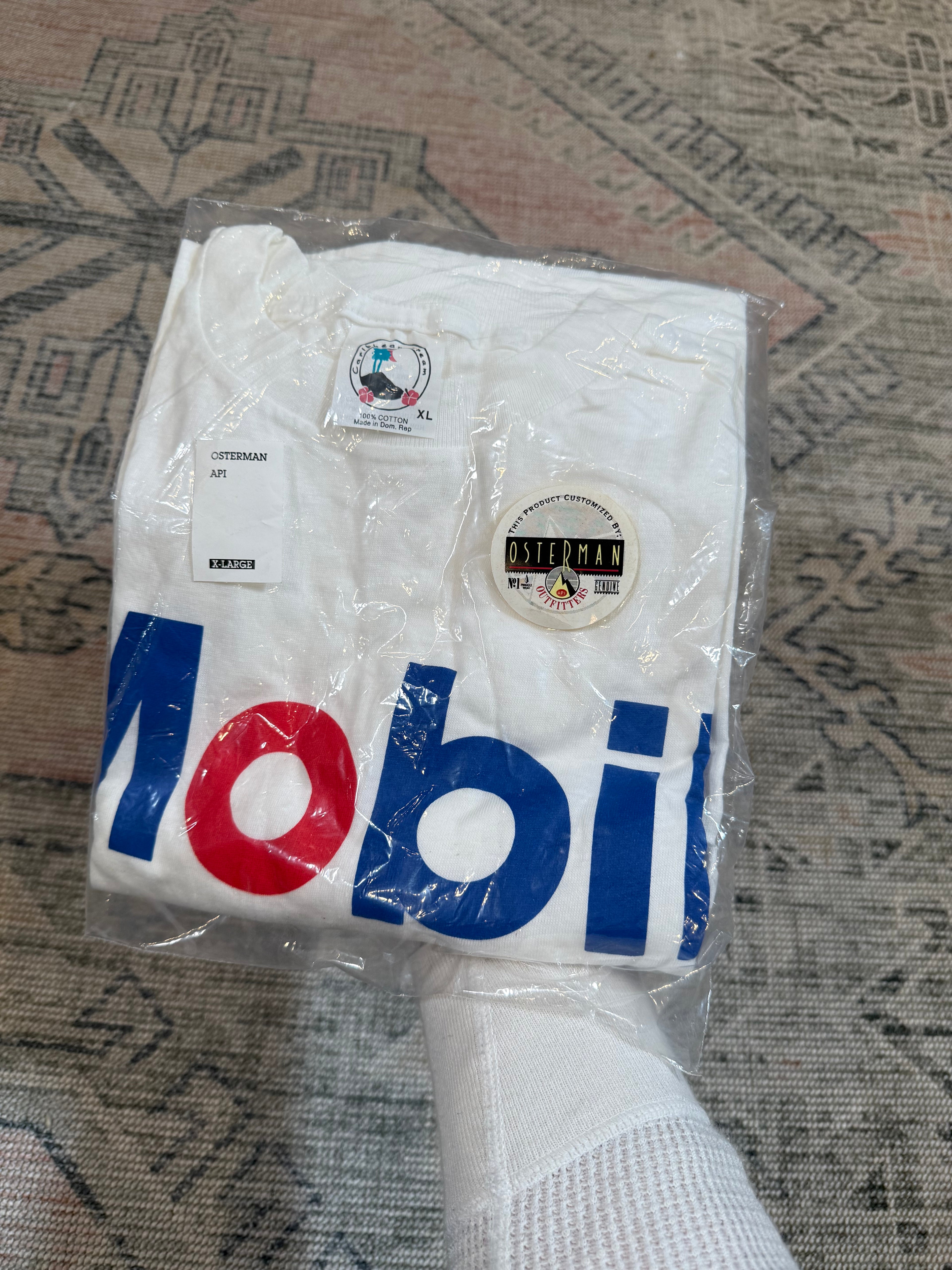 Vintage 90s Unopened Mobil Gas T-Shirt (XL)