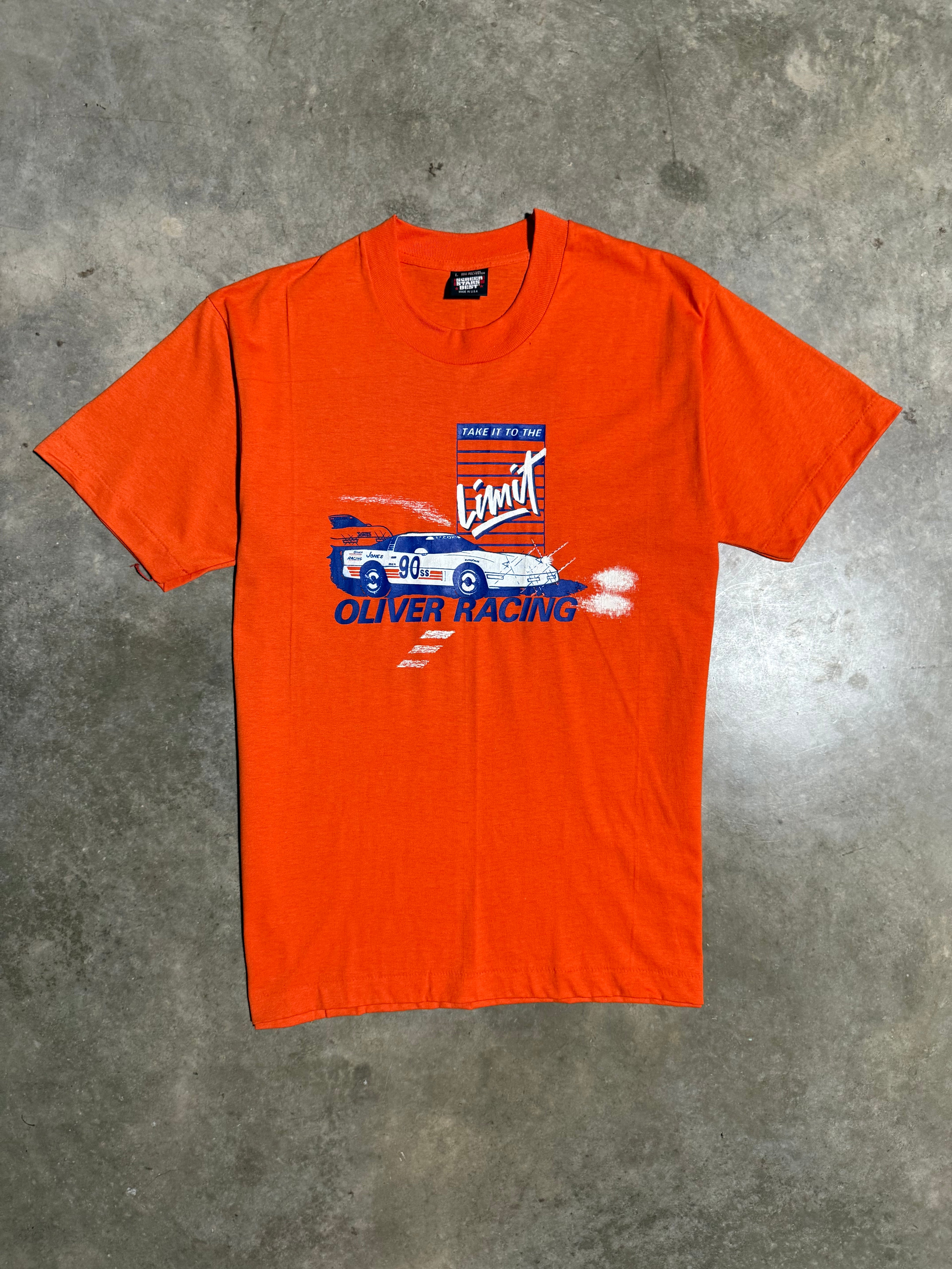 Vintage 1987 Oliver Racing Double Sided Shirt (M)