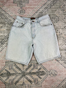 Vintage Structure Jeans Lightwash Jean Shorts (31)