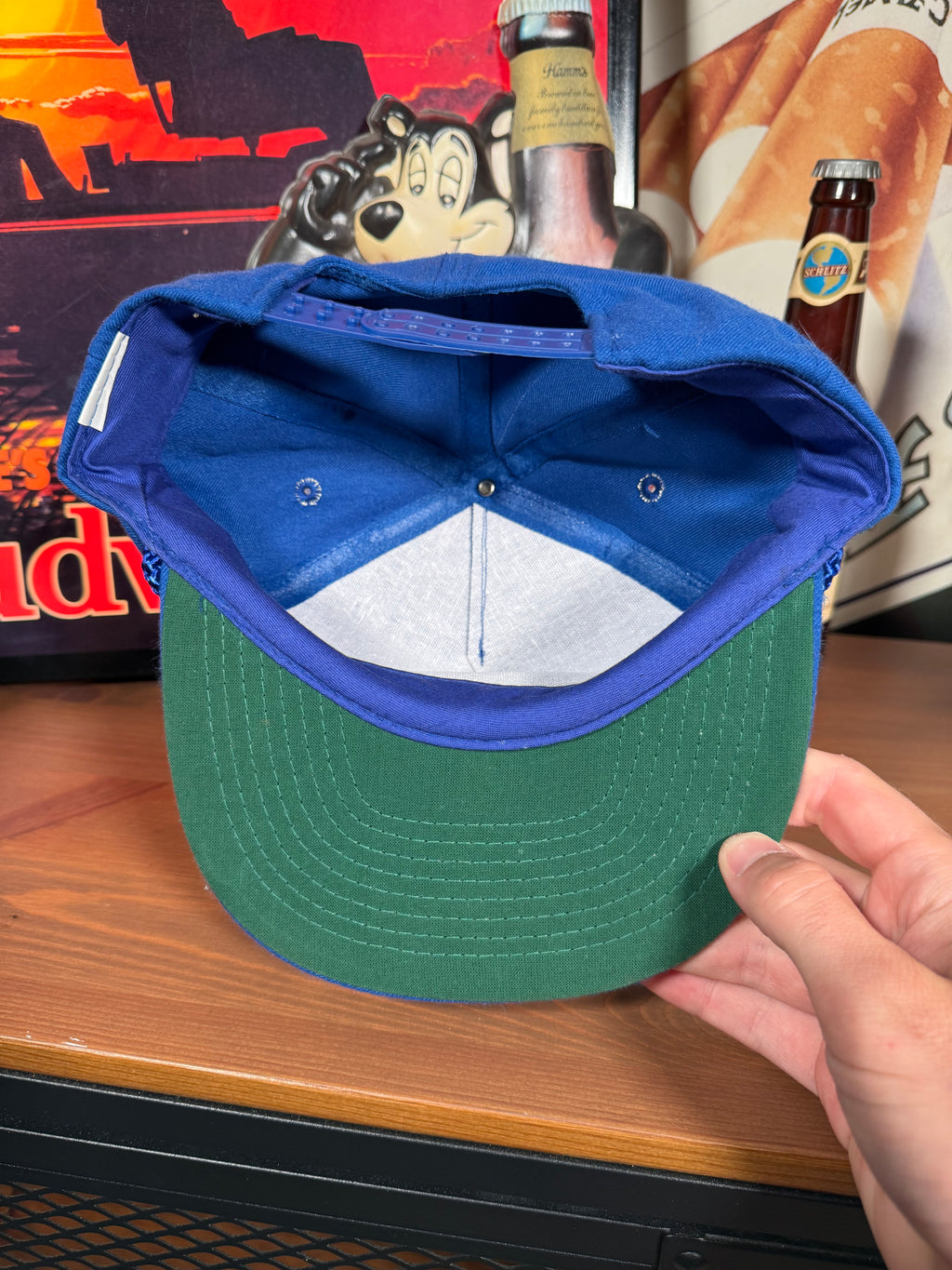 Vintage Trojan Explosives Snapback Hat