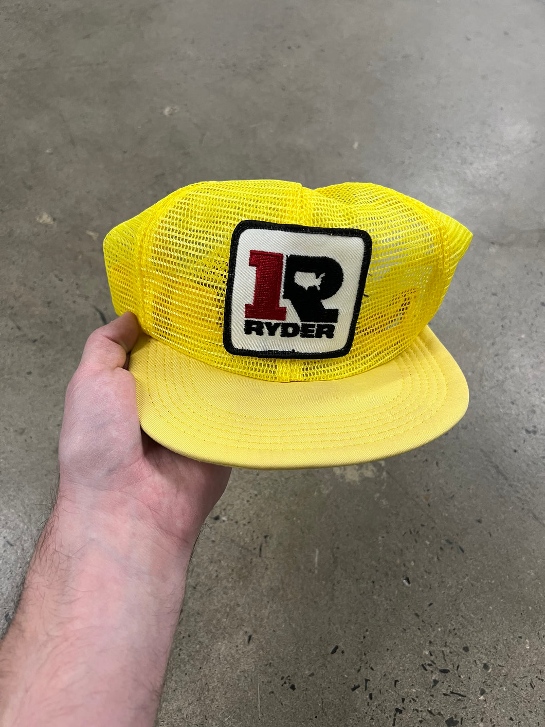 Vintage 80s Ryder Mesh Trucker Hat