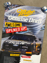 Load image into Gallery viewer, Vintage 1995 Miller Racing Poster (17x30inch)
