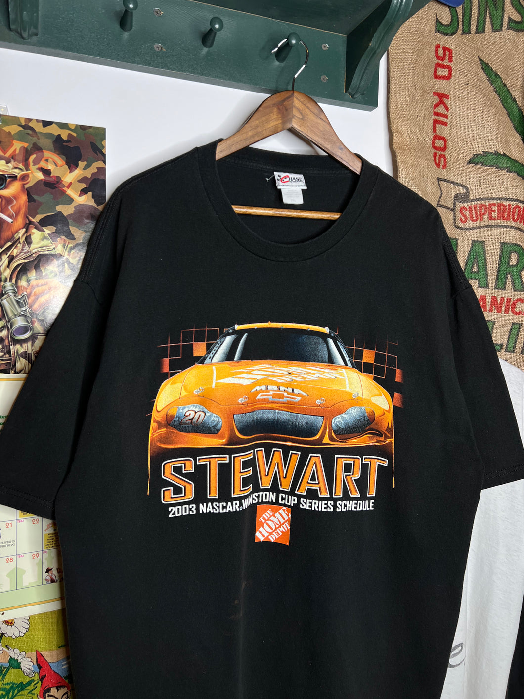Vintage Tony Stewart Home Depot Nascar Tee (2XL)