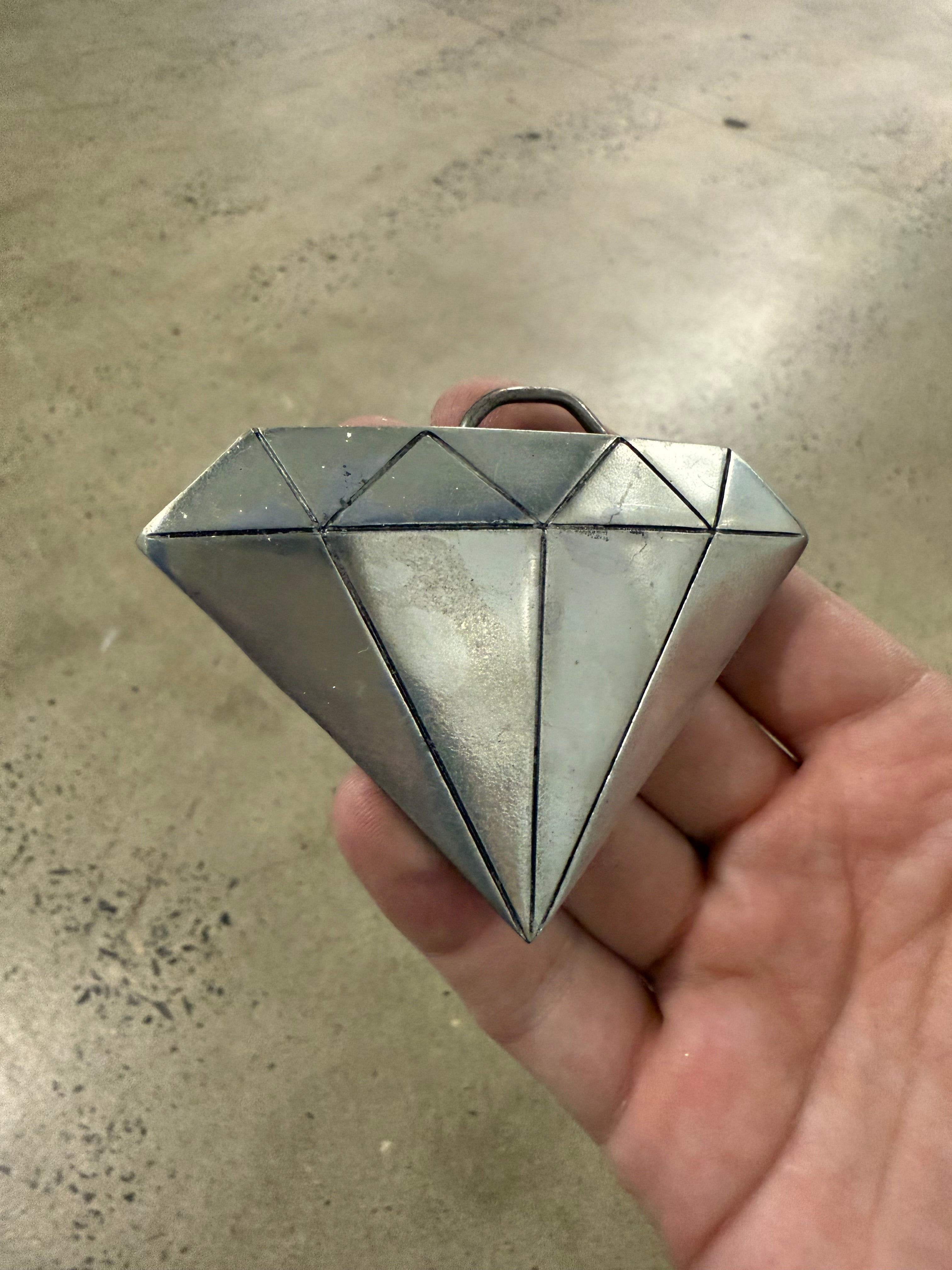 2000s Diamond Belt Buckle