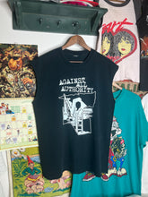 Load image into Gallery viewer, Vintage Against All Authority Cutoff Band Tee (L/XL)
