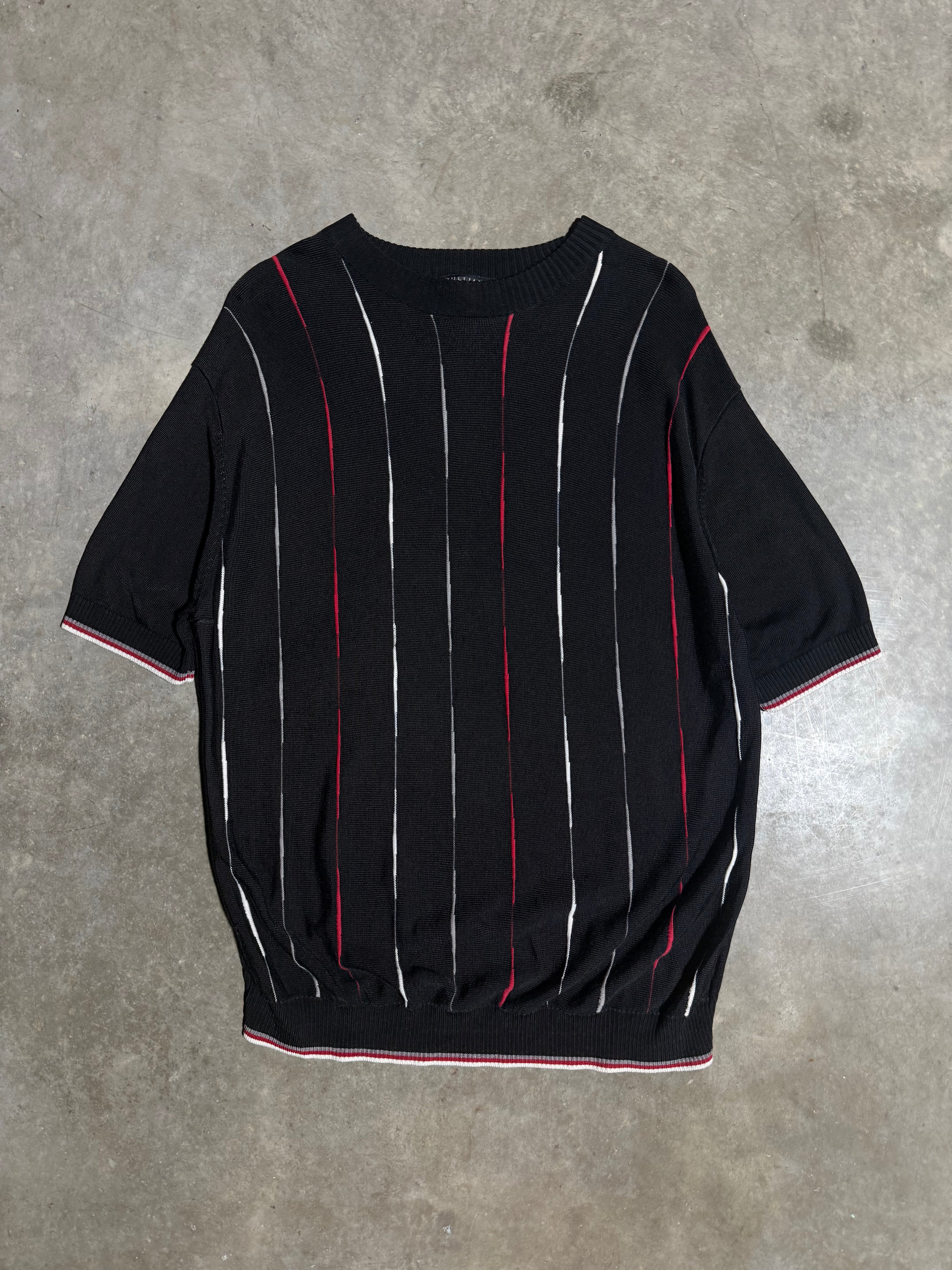 Vintage Y2K Tulliano Short Sleeve Knit Sweater (L)
