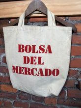 Load image into Gallery viewer, Vintage Bolsa Del Mercado Tote Bag
