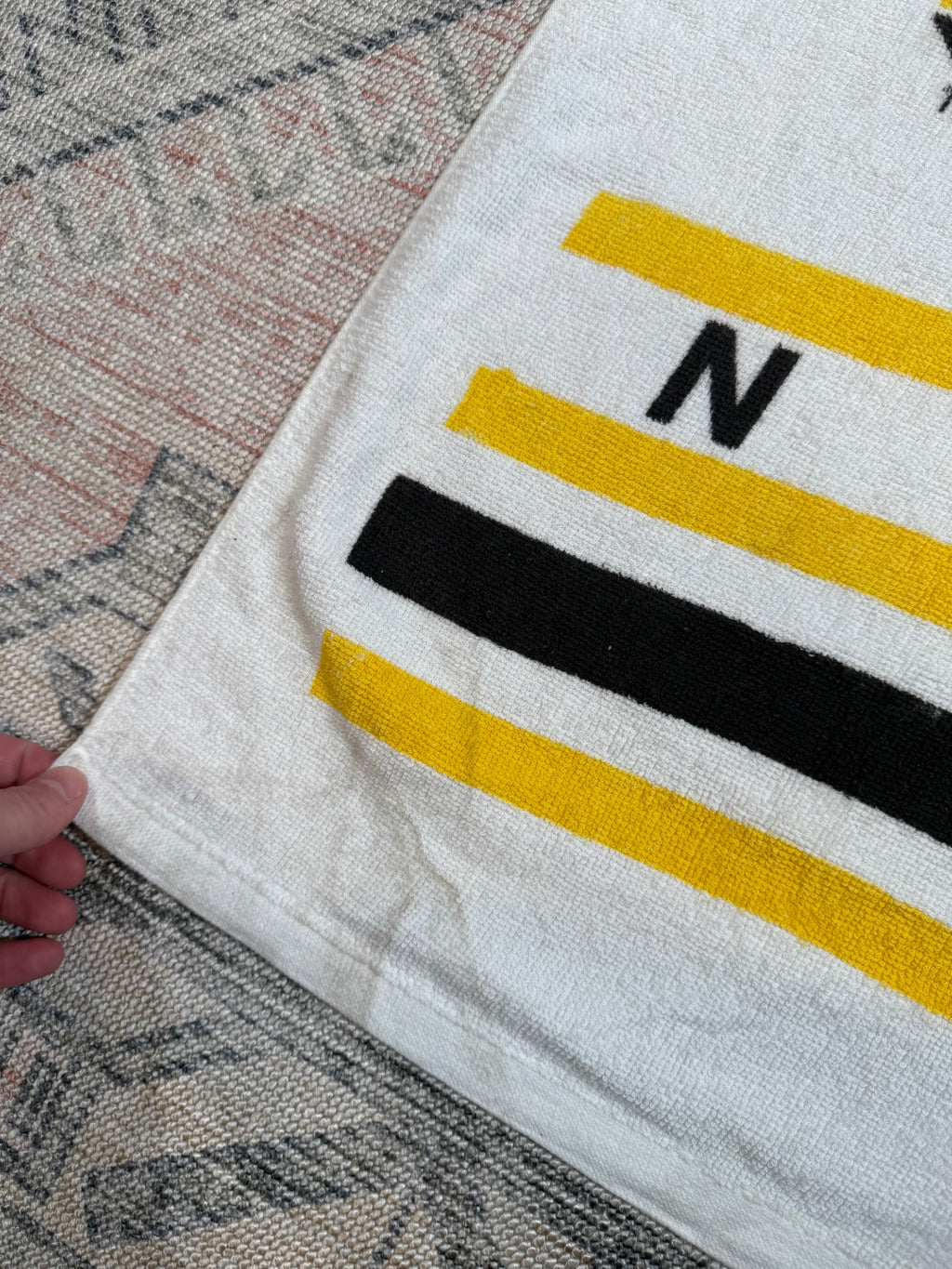 Vintage 1988 Jack Davis Pittsburgh Steelers Towel