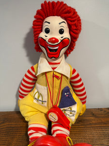 Vintage 1978 Ronald McDonald Plush
