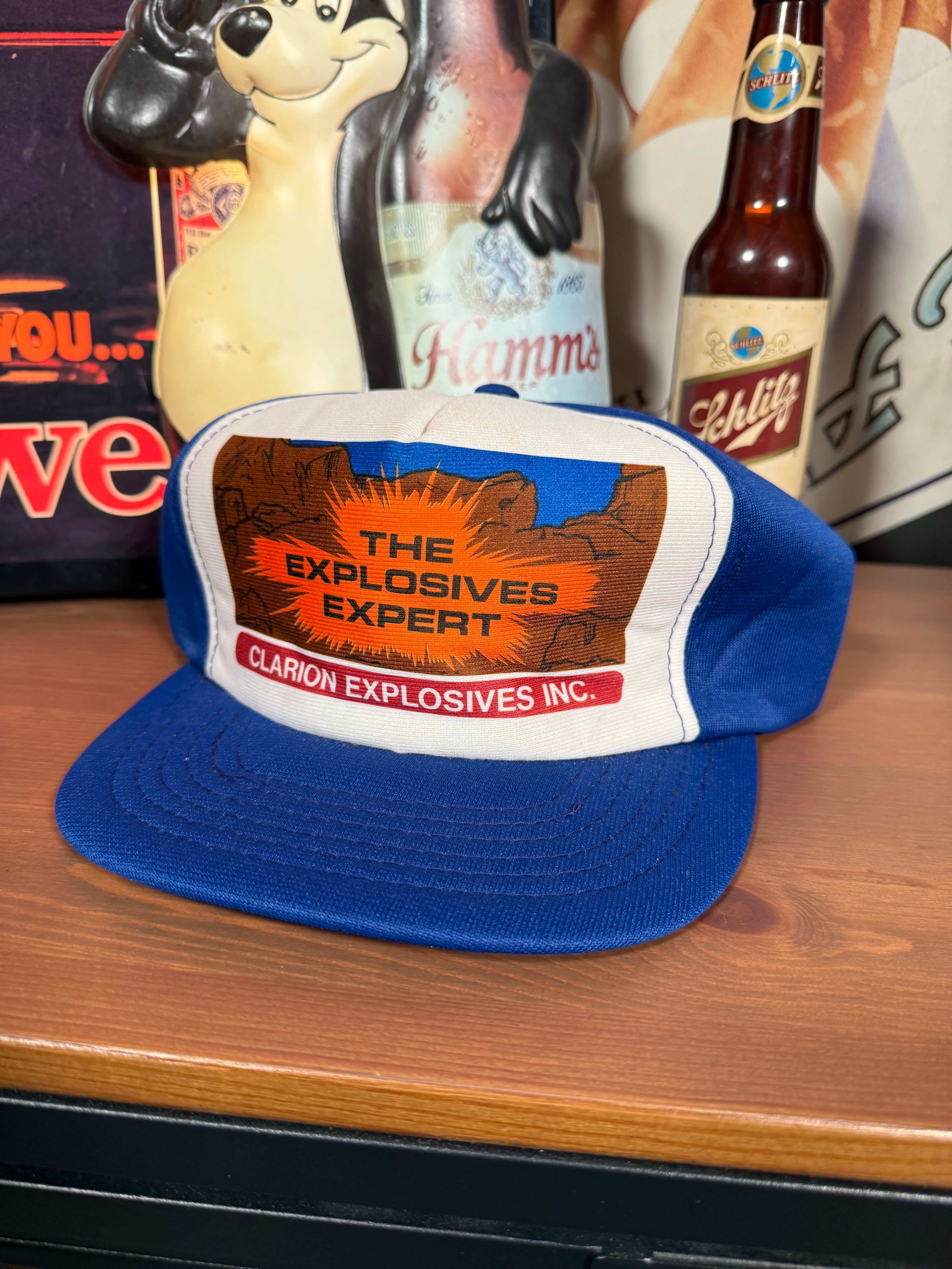 Vintage The Explosives Expert Trucker Hat