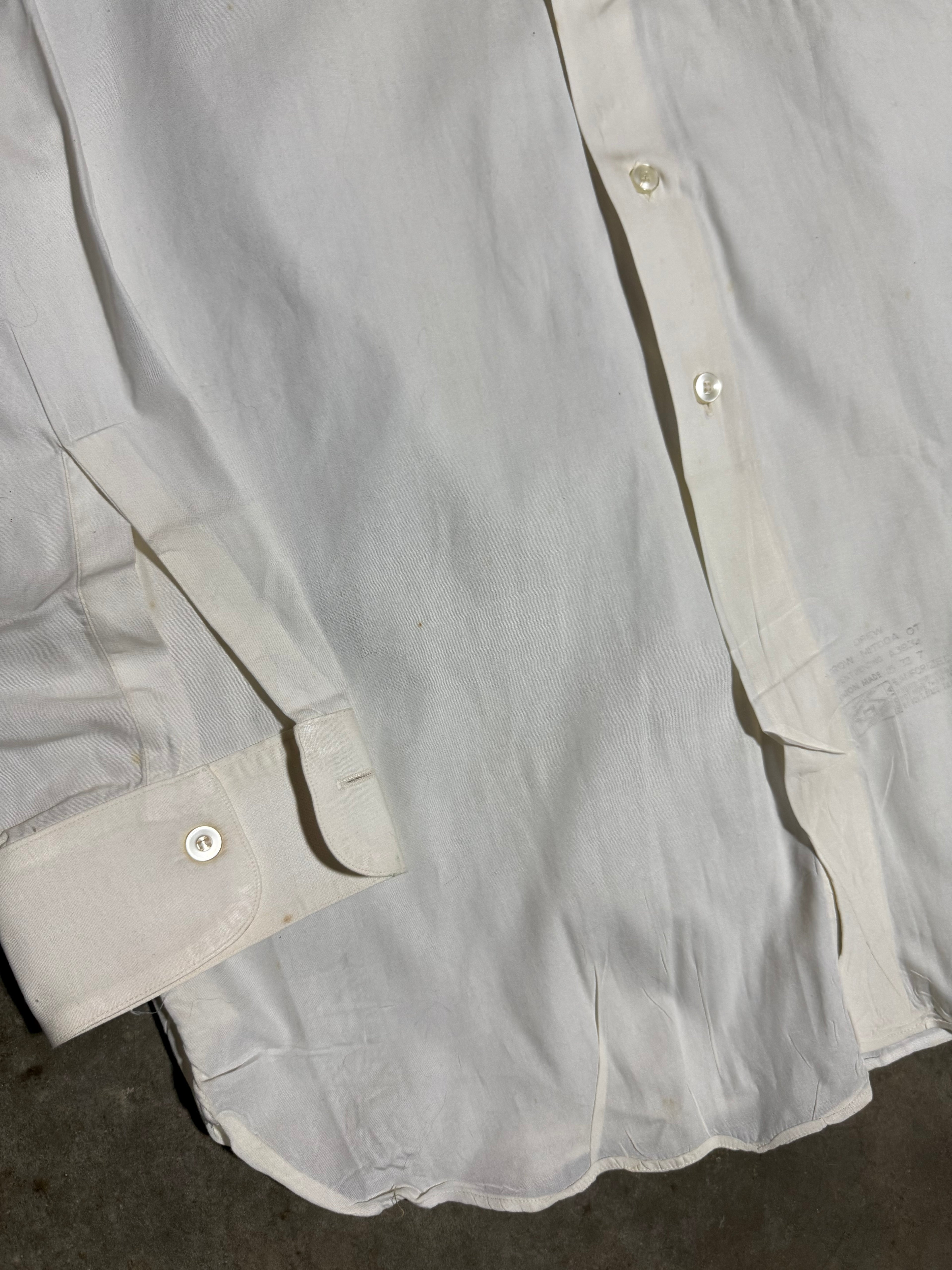 Vintage Distressed 70s Shriners Embroidered Arrow Button Up Shirt (M/L)