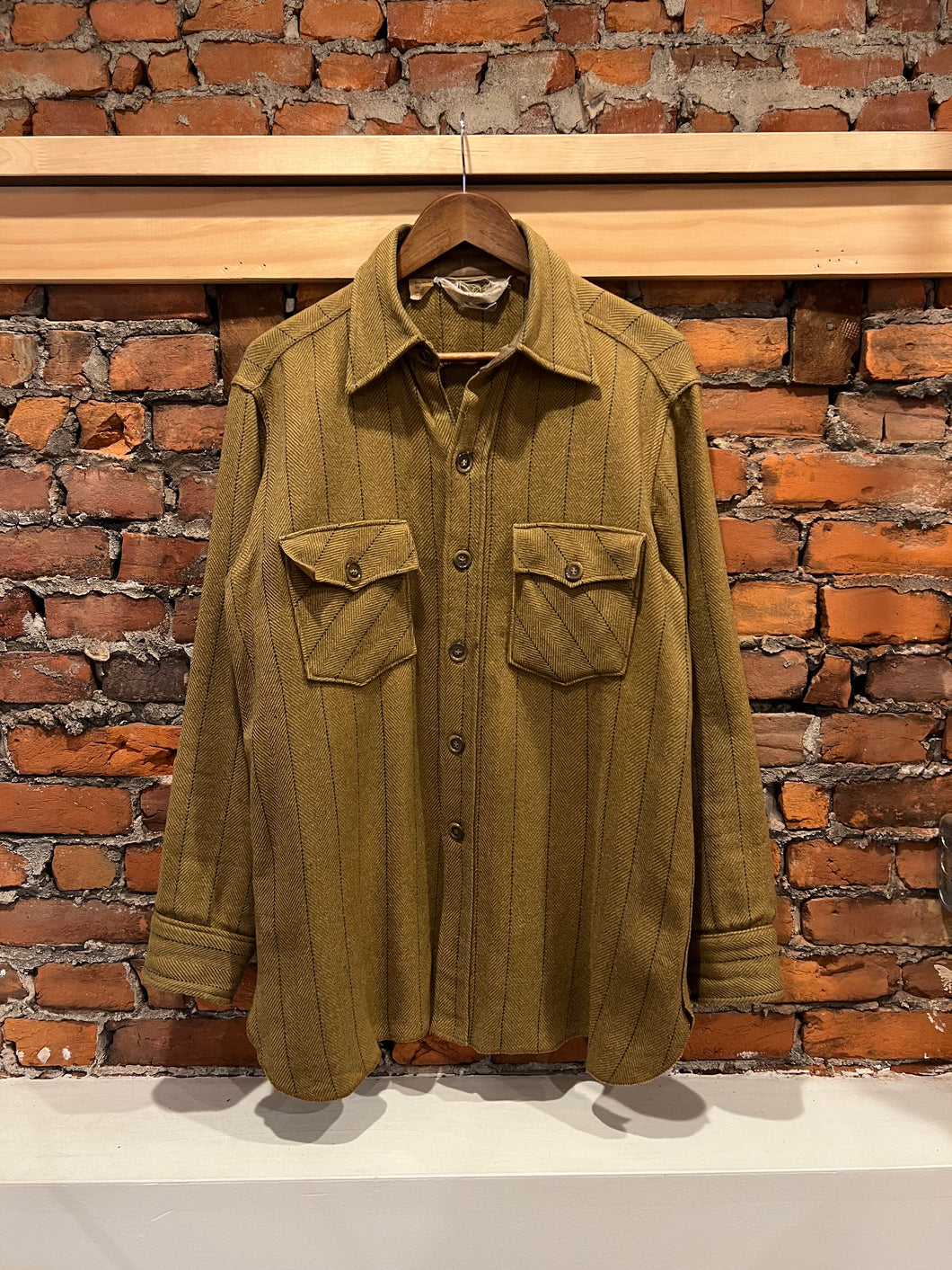 Vintage 80s Woolrich Heavyweight Flannel Shirt (L)