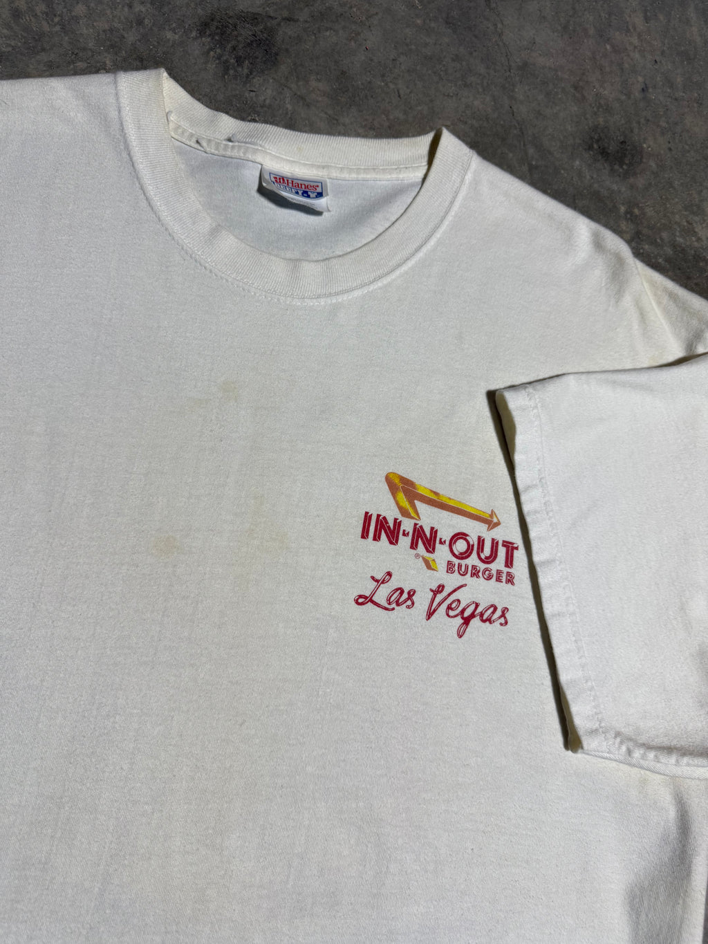 Vintage Early 2000s In N Out Burger Burger T-Shirt (XL)