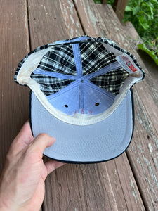 Vintage Indiana University Plaid SnapBack Hat