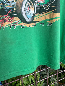 Vintage Green Steve Kinser Sprint Car Cutoff Shirt (2XL)