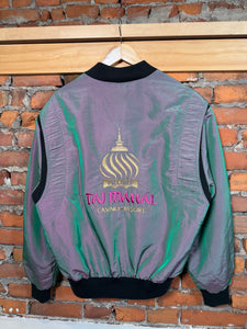 Vintage Trump Taj Mahal Casino Iridescent Jacket (L)