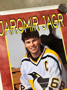 Vintage Jaromir Jagr Pittsburgh Penguins Poster (22x28inch)