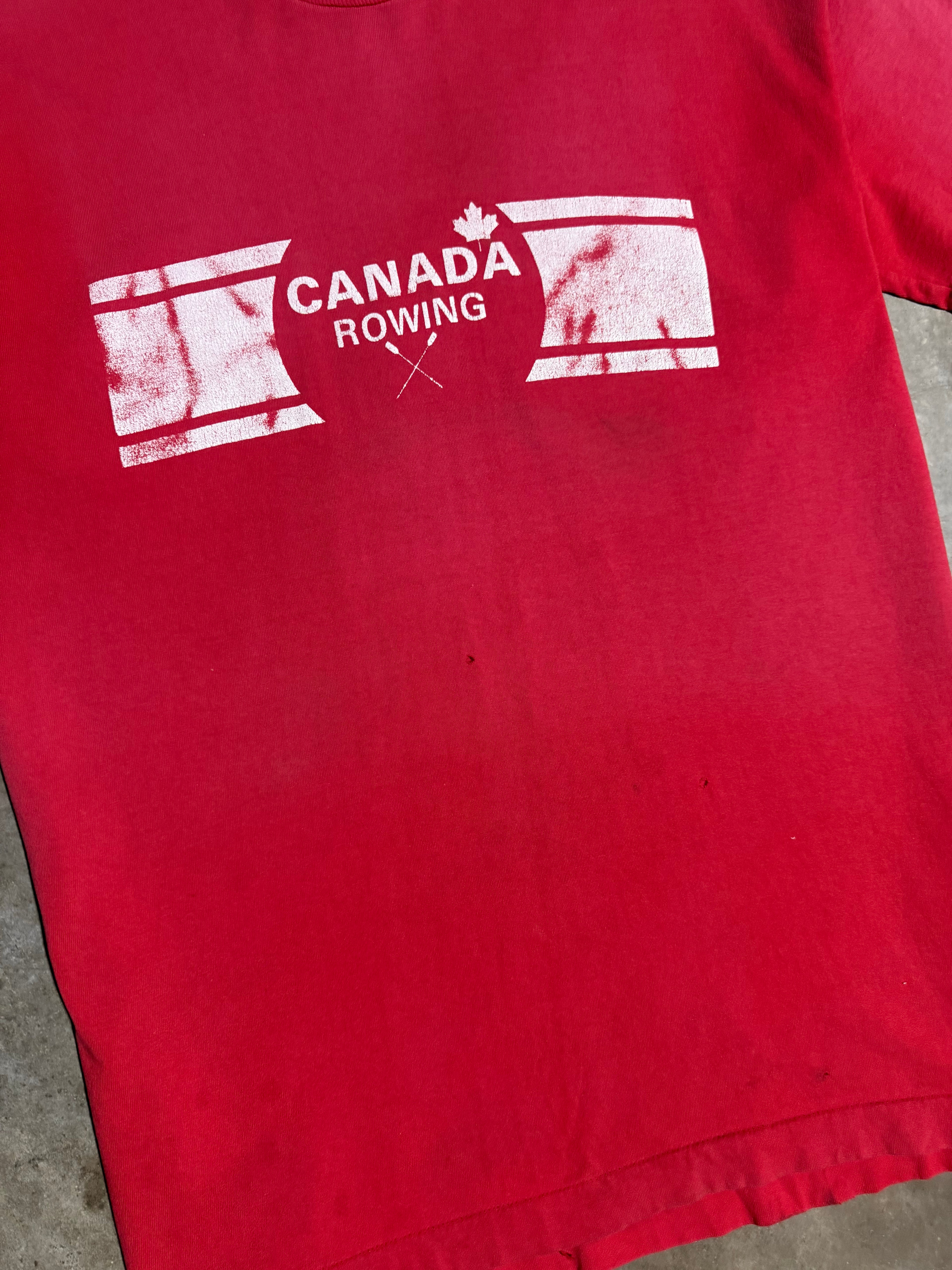 Vintage 90s Canada Rowing Double Sided Tee (XL)