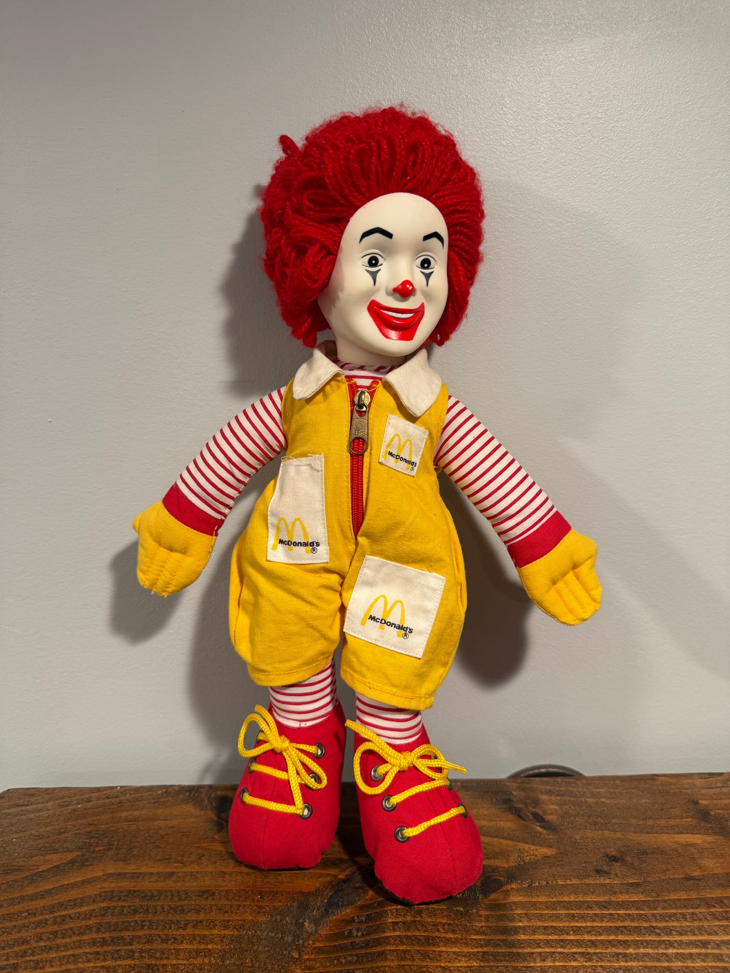 Vintage 70s/80s Ronald McDonald 14 inch Plush