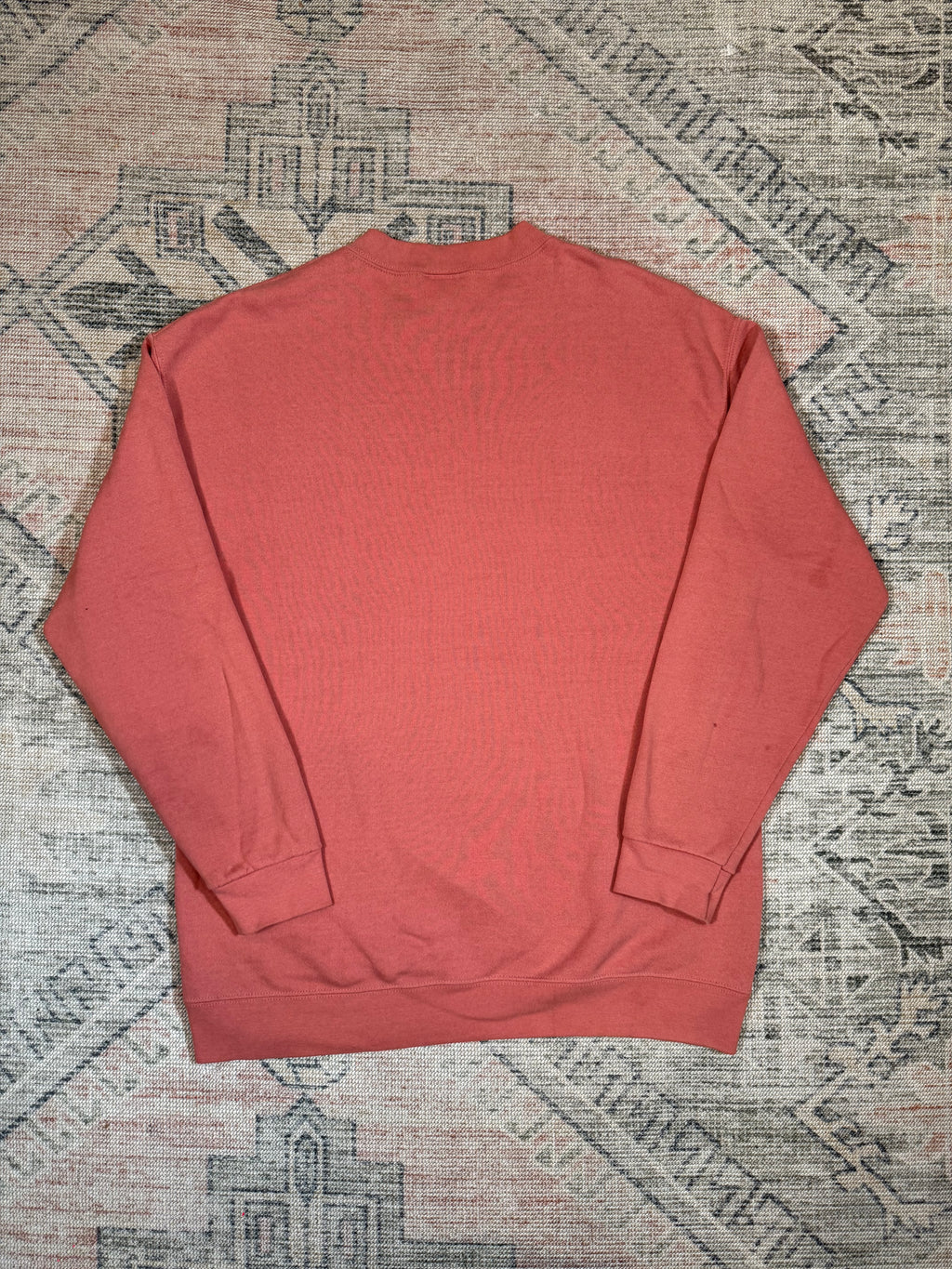 Vintage 90s Pink Pittsburgh Embroidered Crewneck (L)