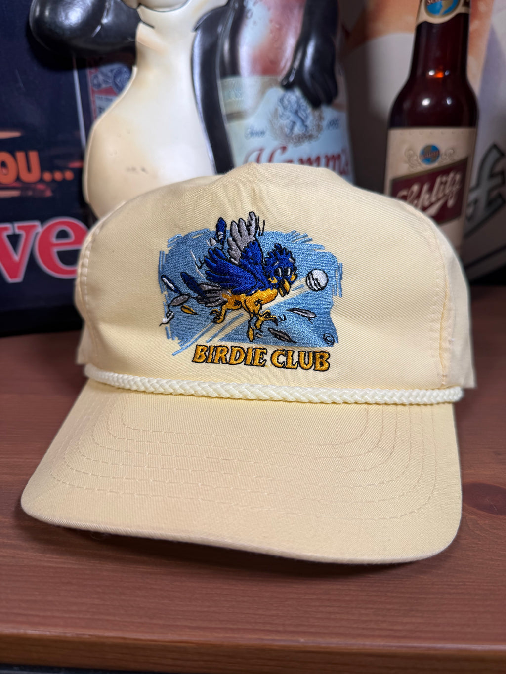 Vintage Birdie Club Golf Strapback Hat