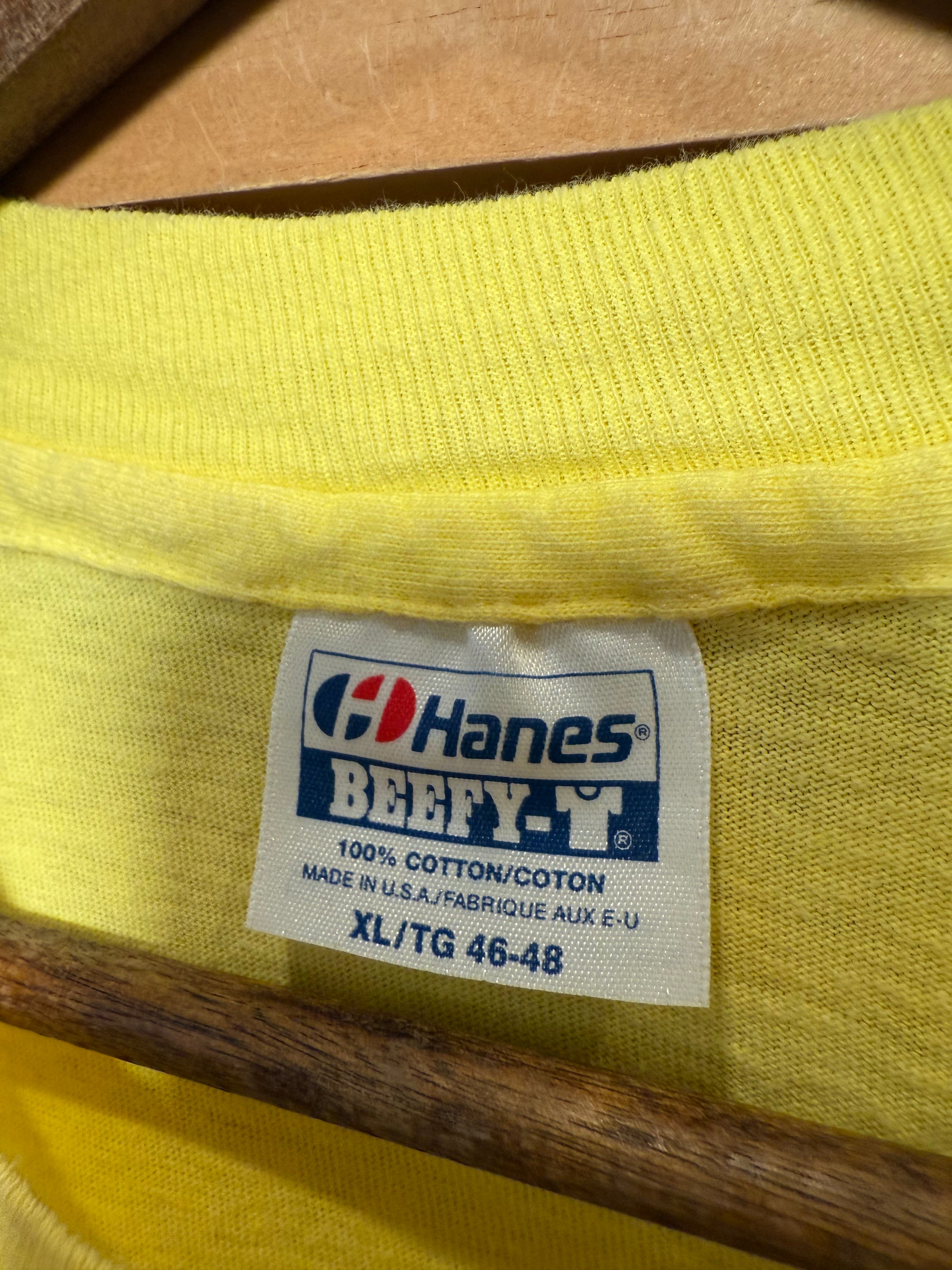 Vintage 1991 The Black Dog Martha’s Vineyard Yellow Tee (L)