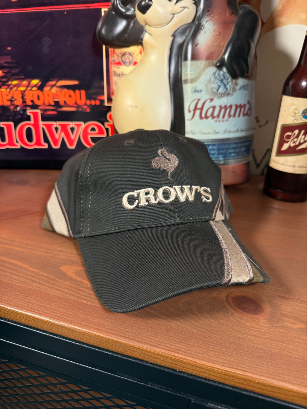 Vintage Y2K Crow’s Seed K Products Camo Hat