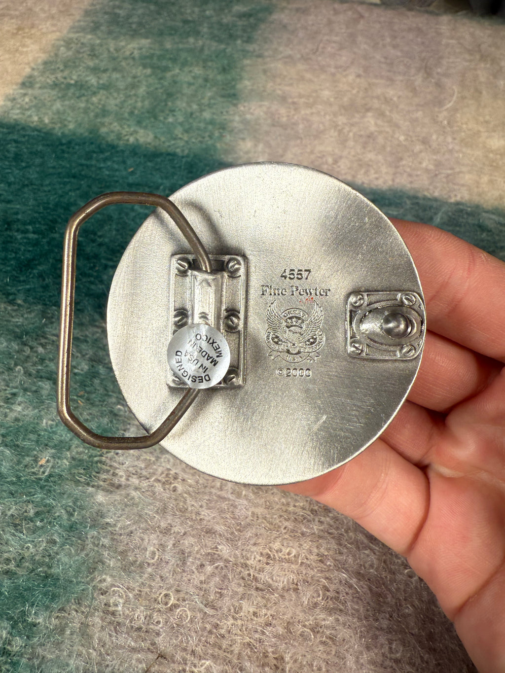 Vintage 2000 Star Belt Buckle