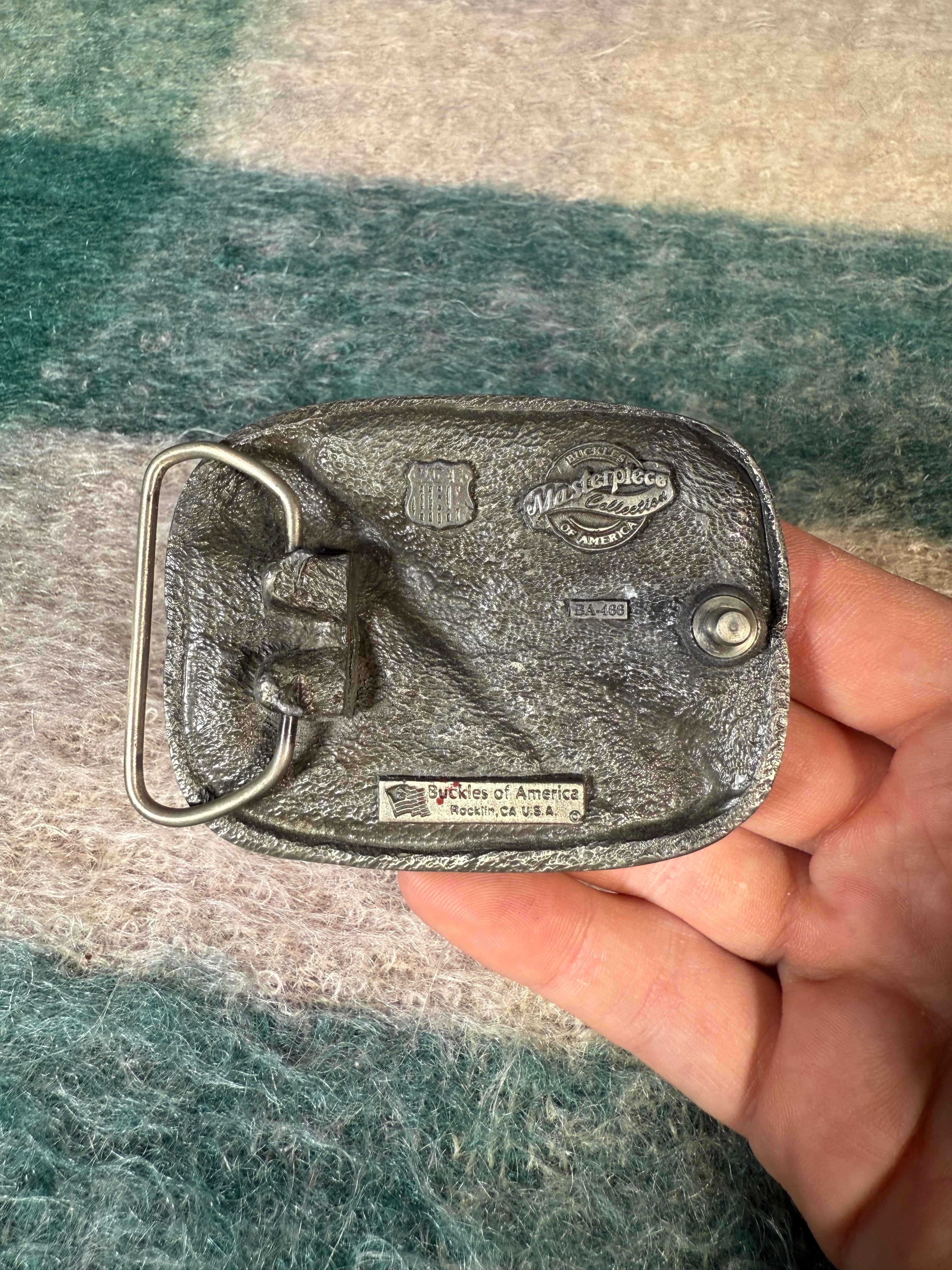 Vintage Colorado Landscape Belt Buckle