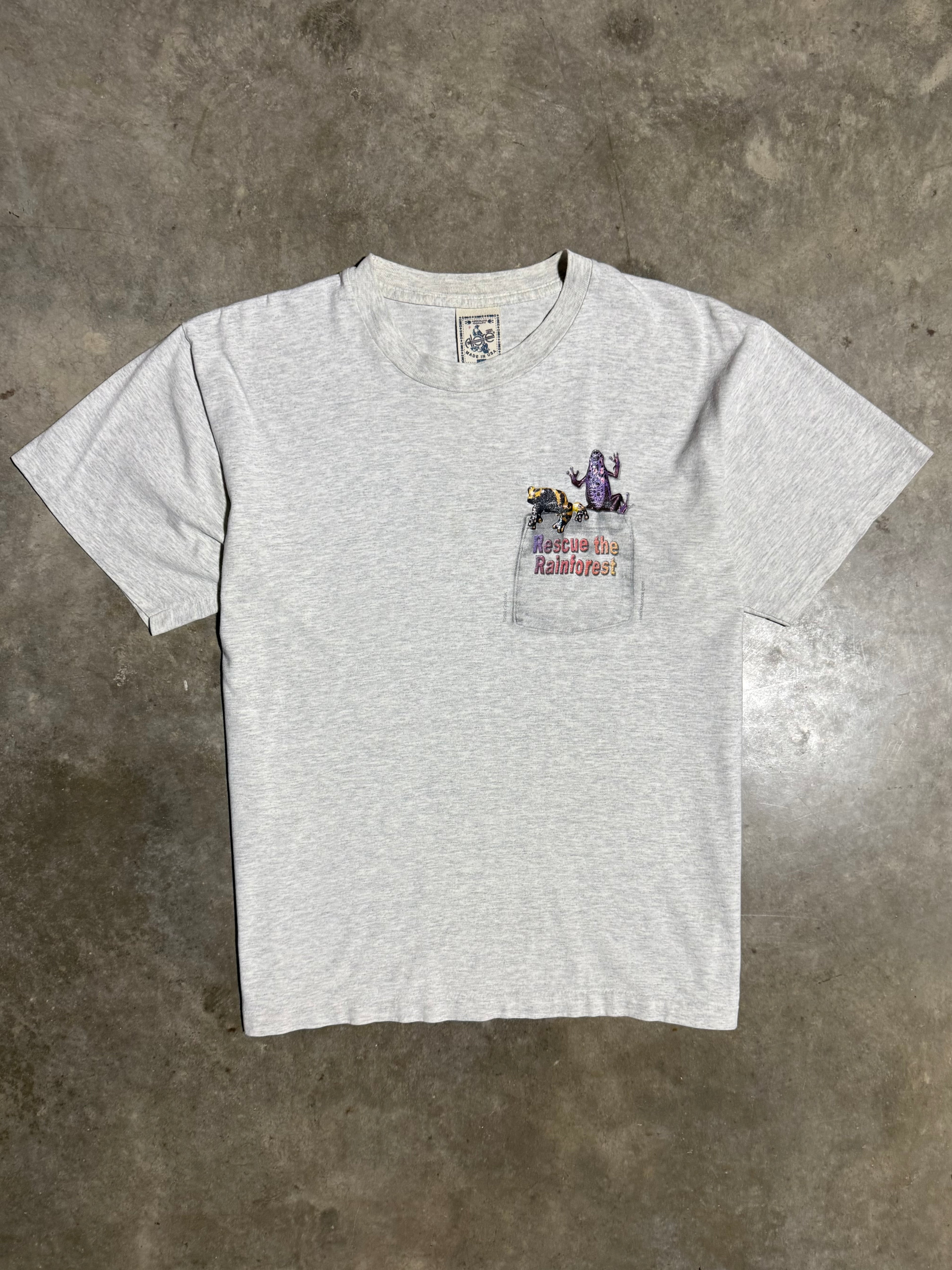 Vintage Rescue The Rainforest Frog Tee (L)