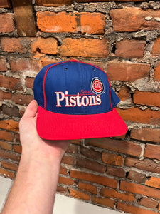 Vintage 90s Detroit Pistons The Game SnapBack Hat