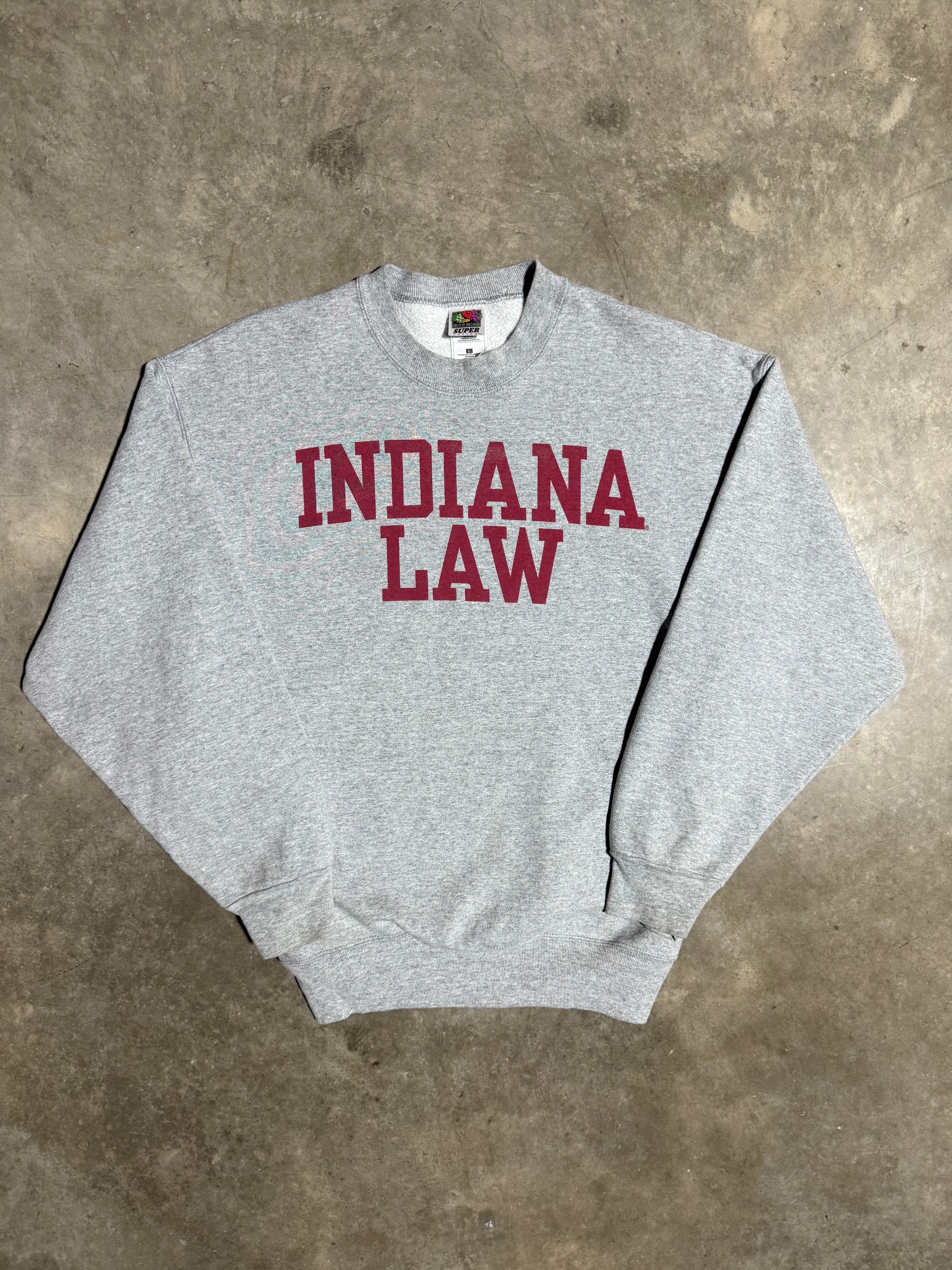 Vintage Indiana Law Heavyweight Crewneck (L)