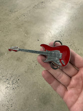 Load image into Gallery viewer, Vintage 2004 Red Guitar Belt Buckle

