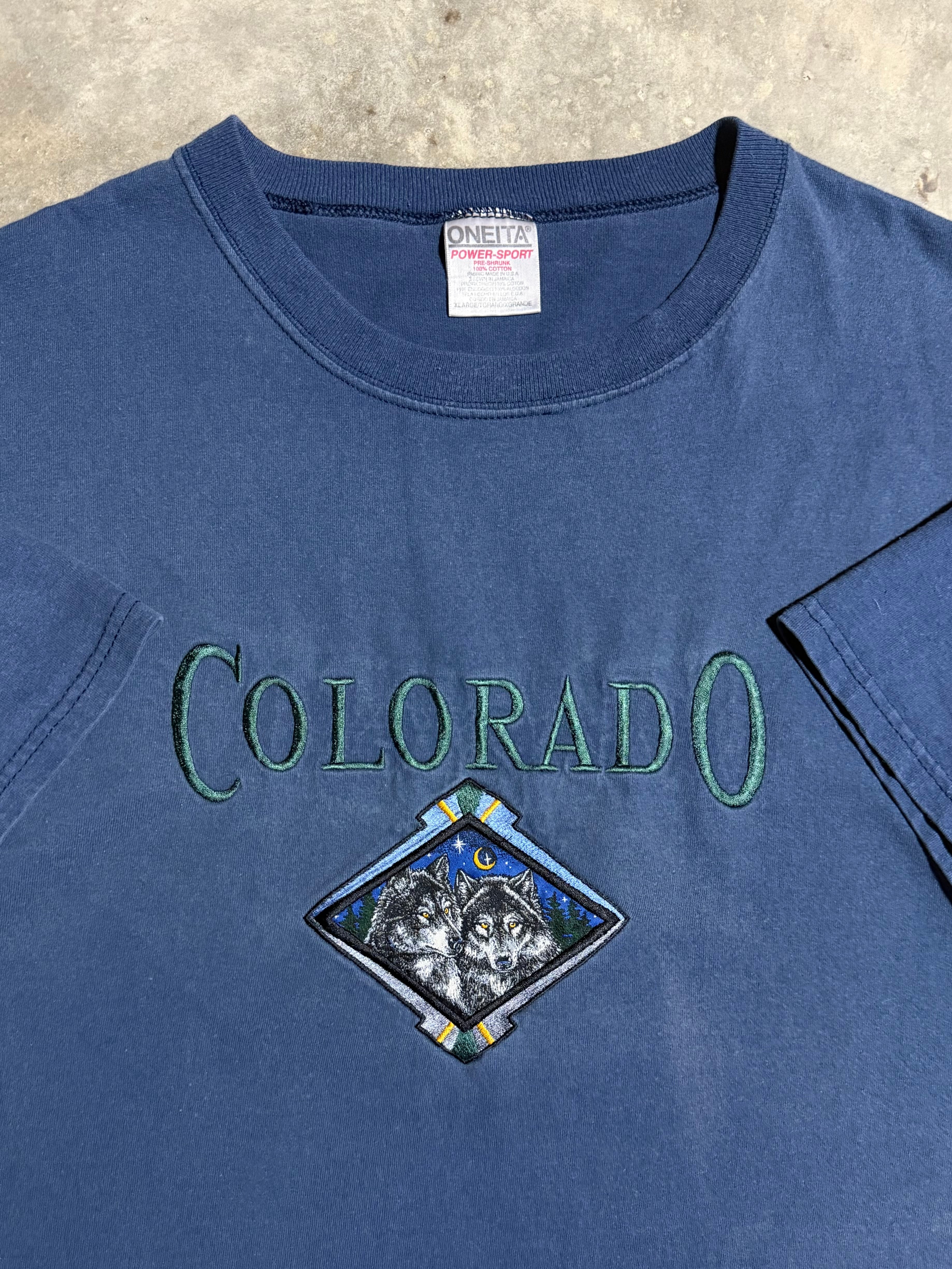 Vintage Colorado Wolves Embroidered Tee (XL)