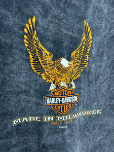 Vintage 1997 Stonewashed Harley Cutoff Shirt (XXL)