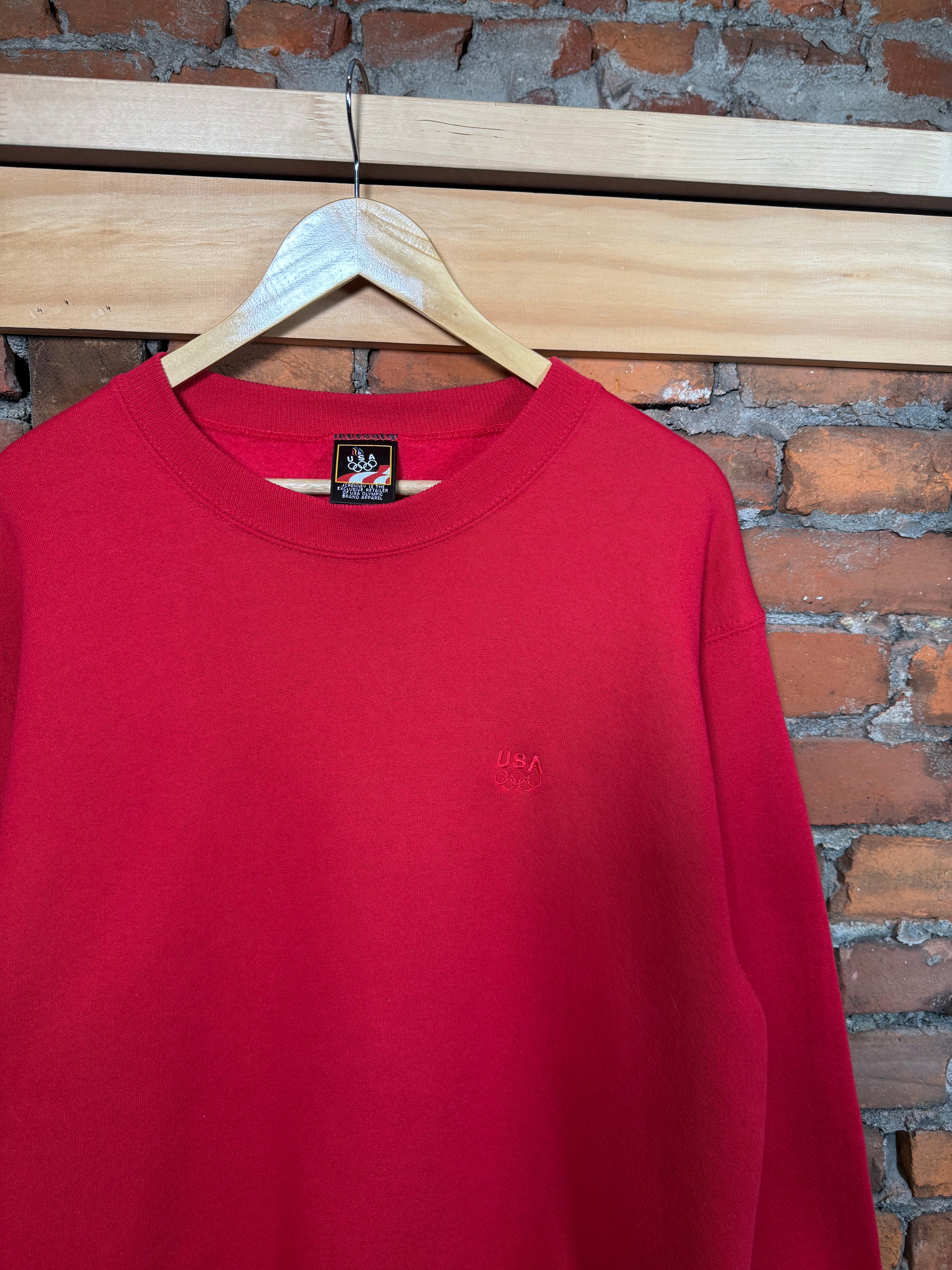 Vintage 90s USA Olympics Crewneck (L)