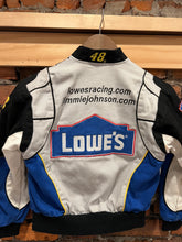 Load image into Gallery viewer, Vintage Youth Lowe’s Jeff Hamilton NASCAR Jacket (Youth Small)
