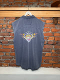 Vintage 2001 Laconia Bike Week Cutoff Button Down Shirt (XL)