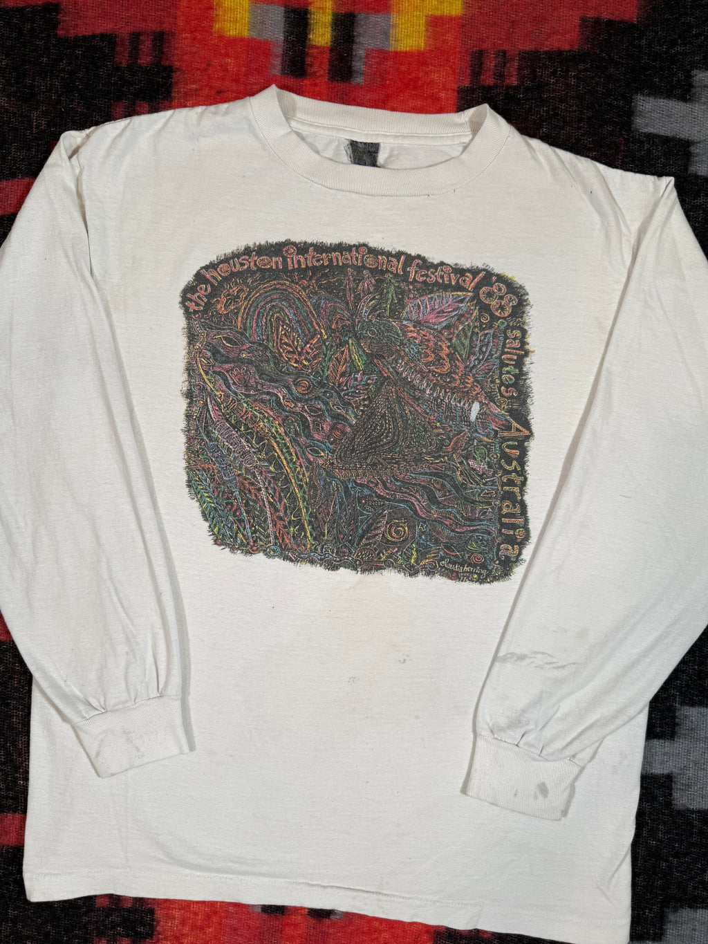 Vintage 1988 Houston International Festival Longsleeve (M/L)