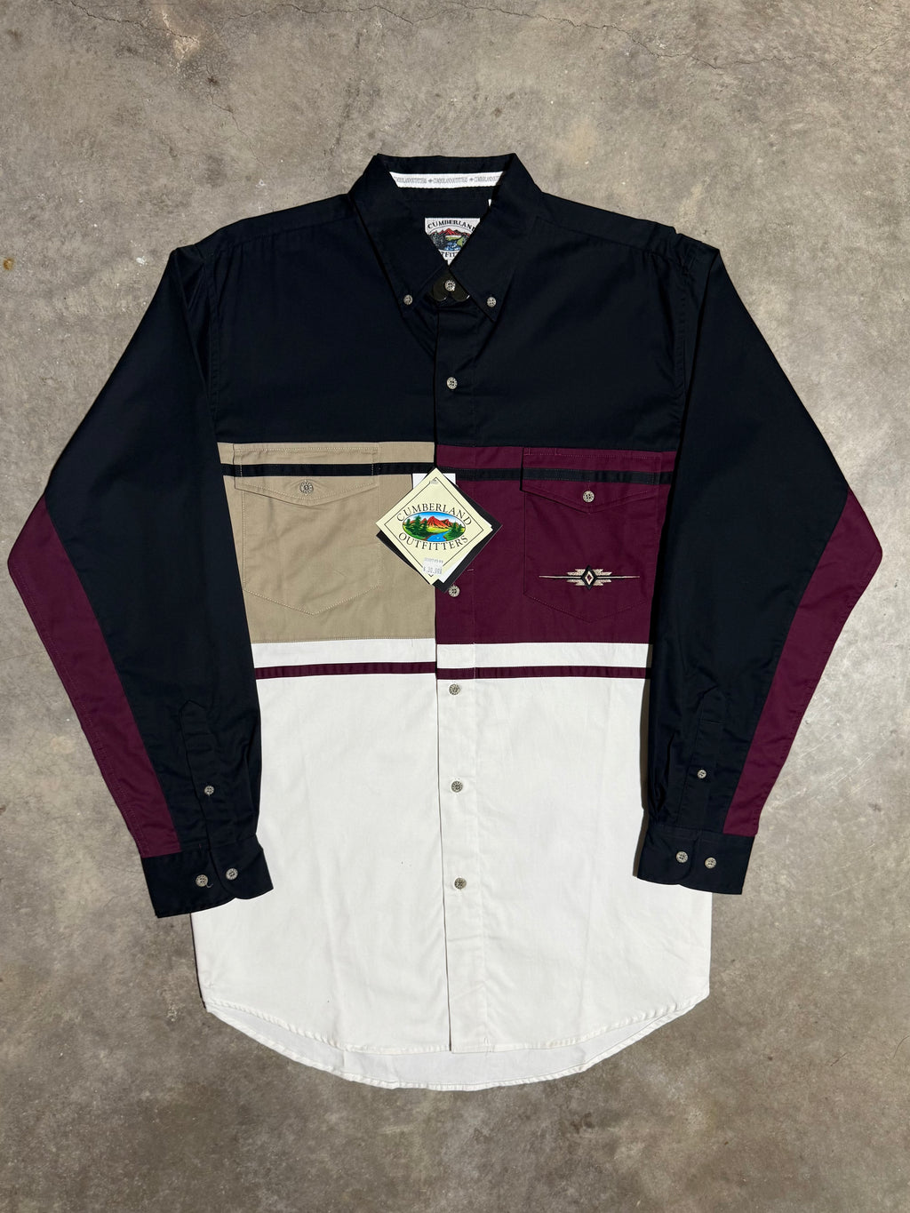 Vintage Cumberland Outfitters Western Wear Button Down Shirt (L)