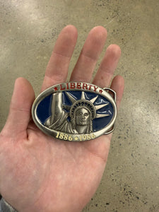 Vintage 1986 Statue of Liberty Belt Buckle