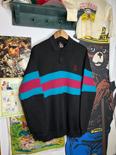Load image into Gallery viewer, Vintage Olympics Cut and Sew Collared Sweatshirt (S)
