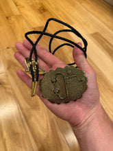 Load image into Gallery viewer, Vintage Gold Cowboy Boots Belt Buckle + Bolo Tie Combo
