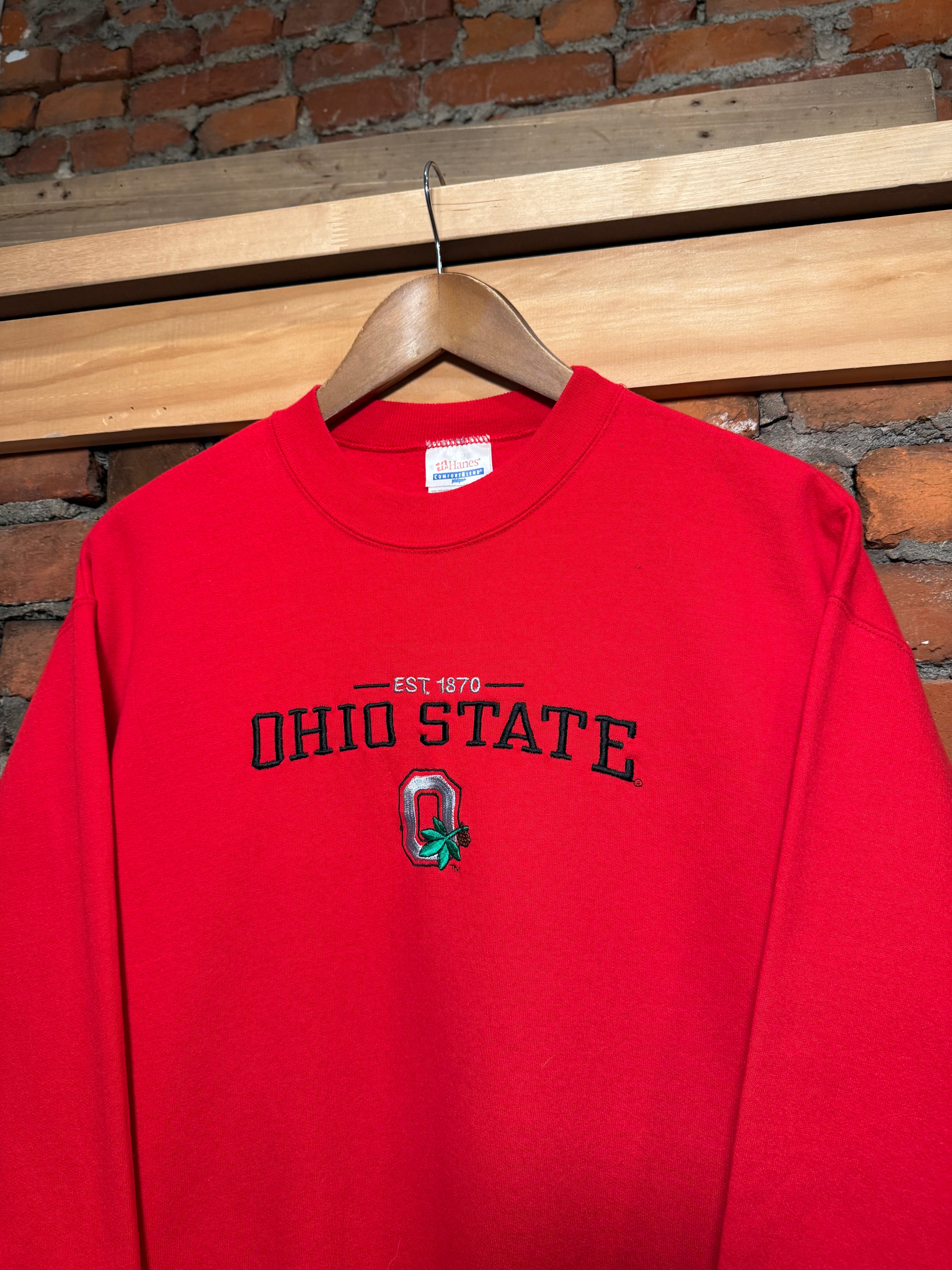 Vintage Embroidered Ohio State Crewneck (M)